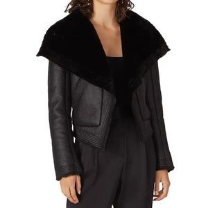 BlankNYC amazing black fur jacket!
